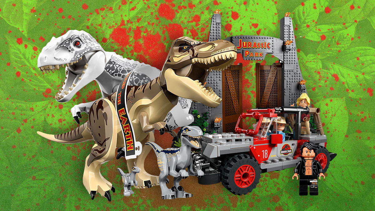 ALL LEGO JURASSIC WORLD SETS! New Dinosaurs Mini Figures, Baryonyx,  Indominus Rex 