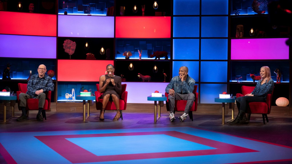 Richard Osman's House of Games Ken Bruce, Perri Shakes-Drayton, Kiell Smith-Bynoe, Professor Alice Roberts