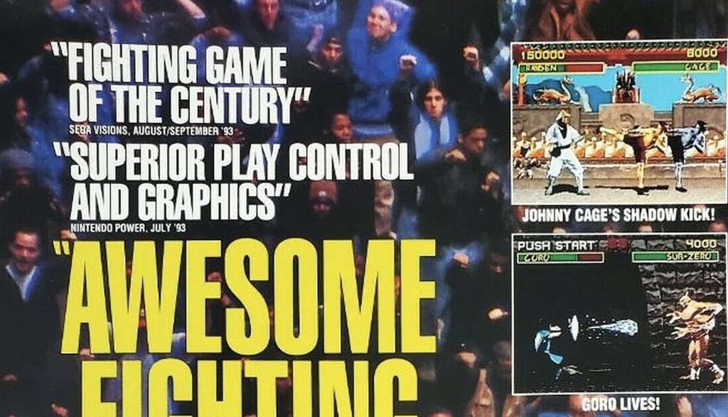 Mortal Kombat SNES ad