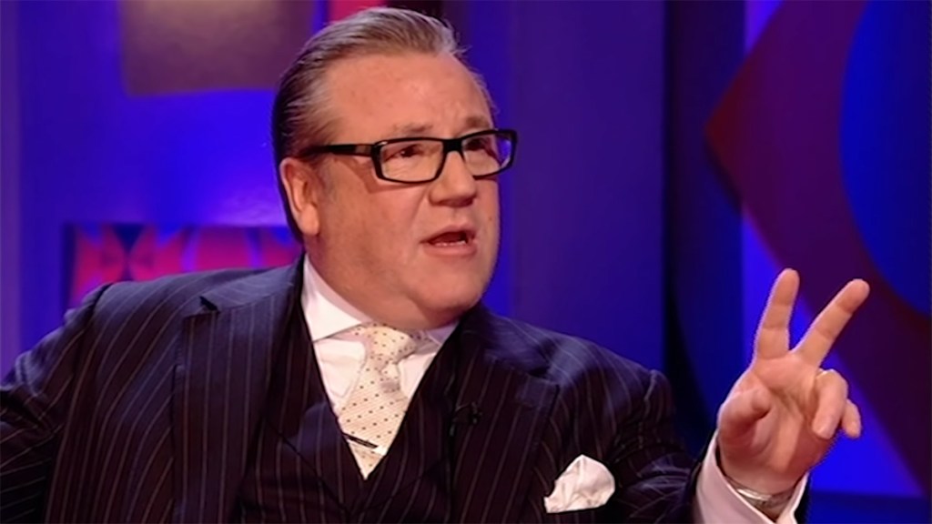 Ray Winstone Jonathan Ross show screengrab