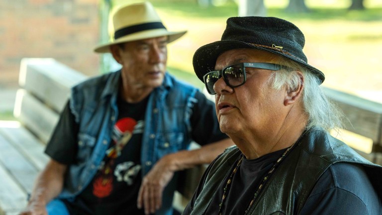 Bucky (Wes Studi) and Brownie (Gary Farmer) in Reservation Dogs series finale