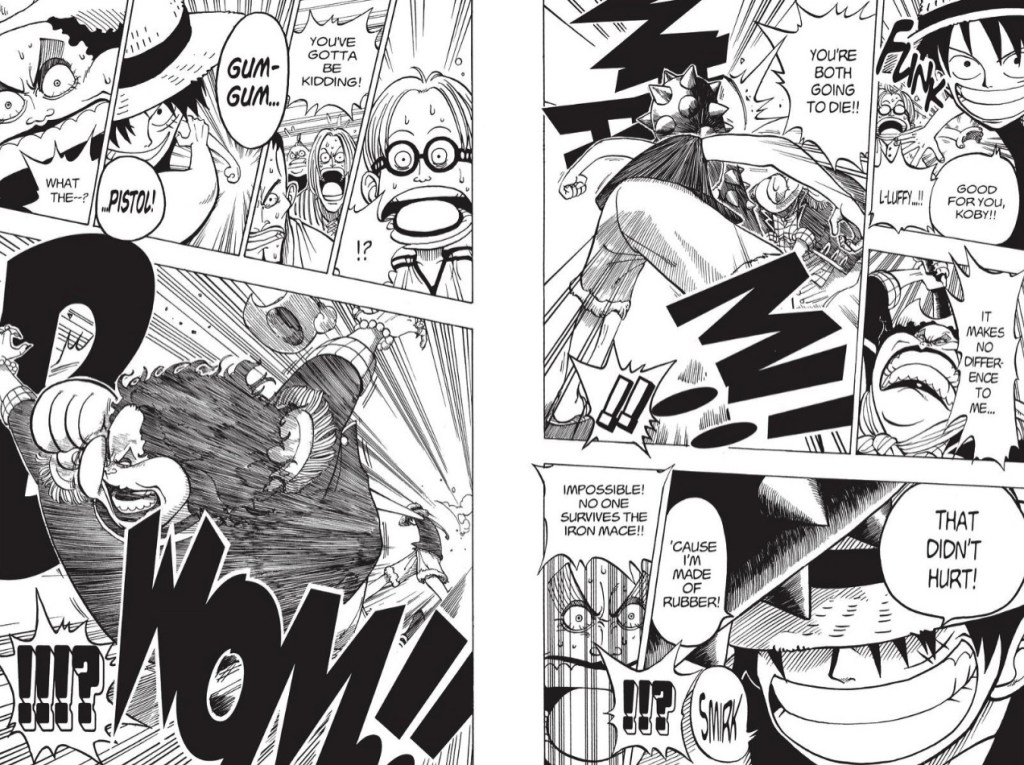 It's funny to compare the same scene in the manga, anime episode and a  especial. Each time gets more daring : r/OnePiece