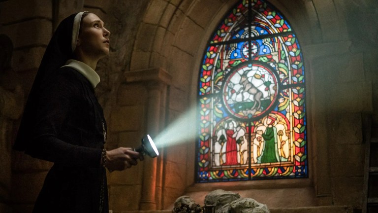 Taissa Farmiga as nun in The Nun 2