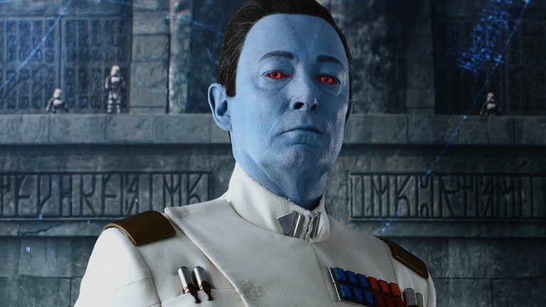 Lars Mikkelsen as Thrawn in Star Wars: Ahsoka