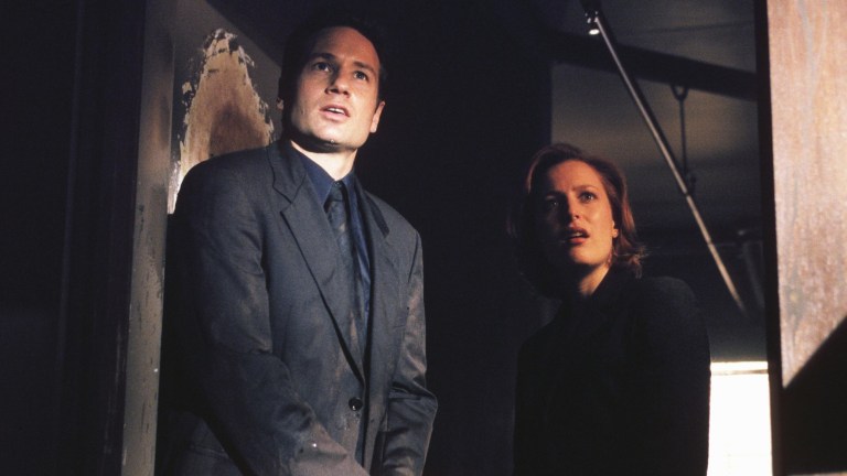 Mulder and Scully in The X-Files