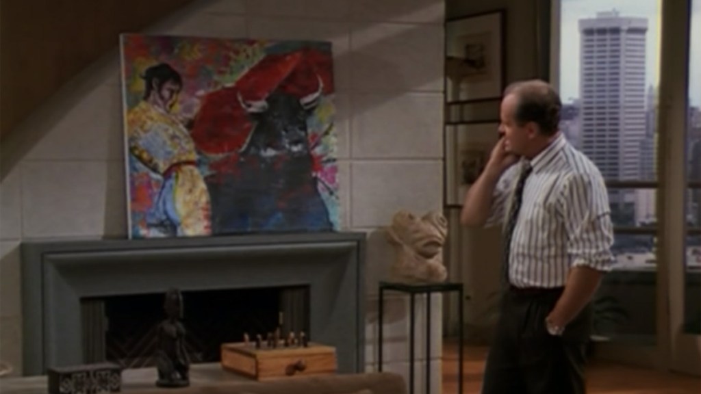 Frasier screengrab Our Father Whose Art Ain&rsquo;t Heaven