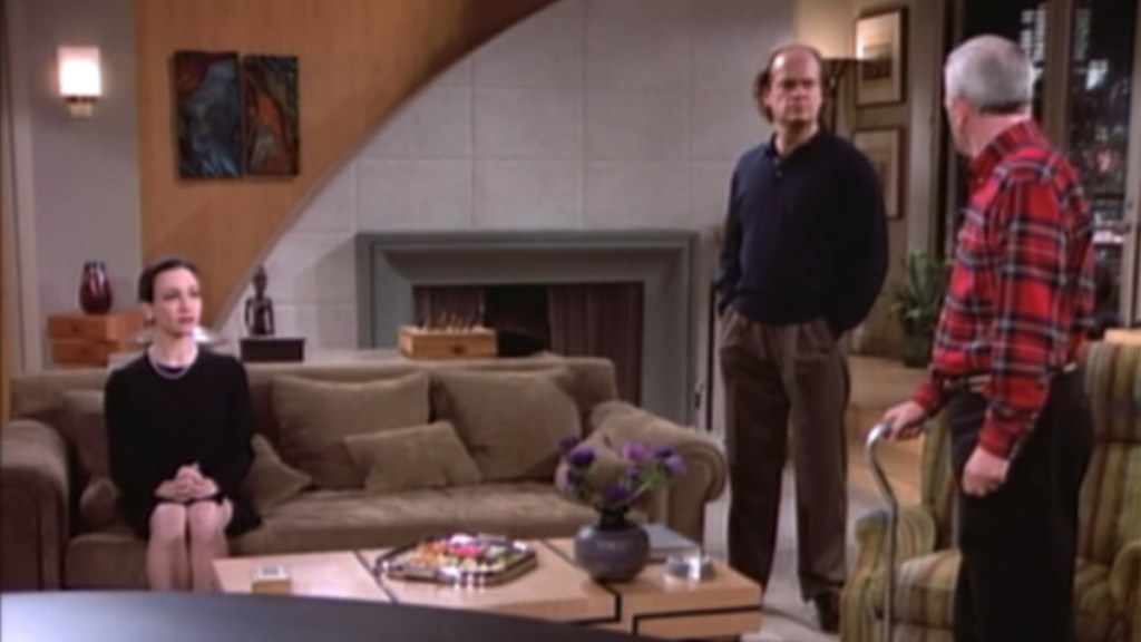 Frasier screengrab The Show Where Lilith Comes Back