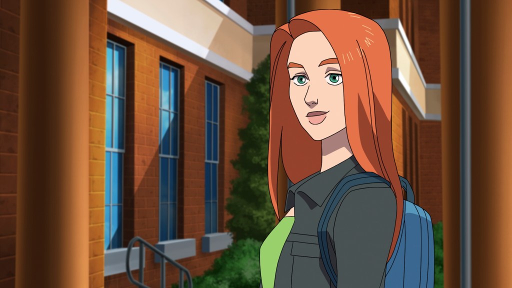 Gillian Jacobs is Samantha Eve Wilkins a.k.a. Atom Eve