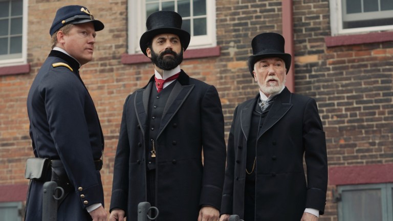 Morgan Spector and Patrick Page in The Gilded Age season 2