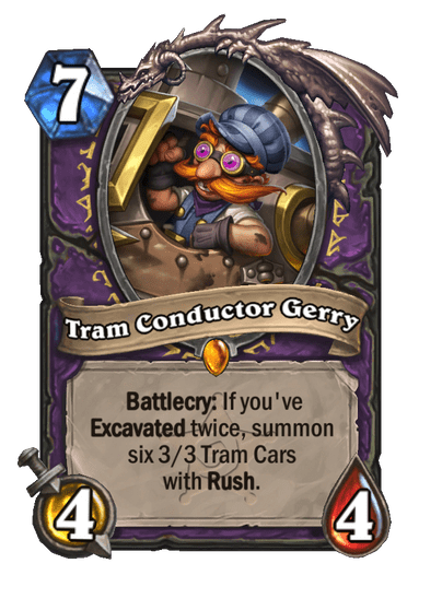 Tram Conductor Gerry Hearthstone