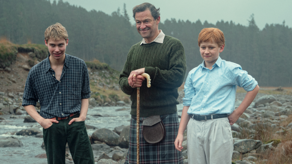 Dominic West as Prince Charles in The Crown