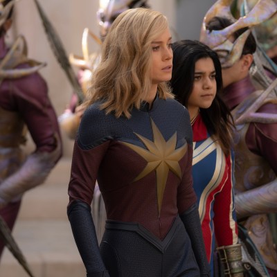 Brie Larson and Iman Vellani in The Marvels