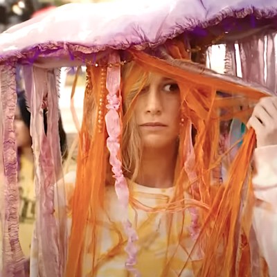 Brie Larson in Musical Scene in The Marvels