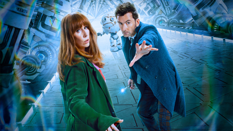 David Tennant and Catherine Tate in Doctor Who episode Wild Blue Yonder