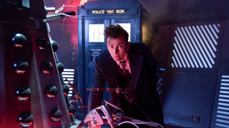 David Tennant in the Doctor Who Children in Need 2023 scene