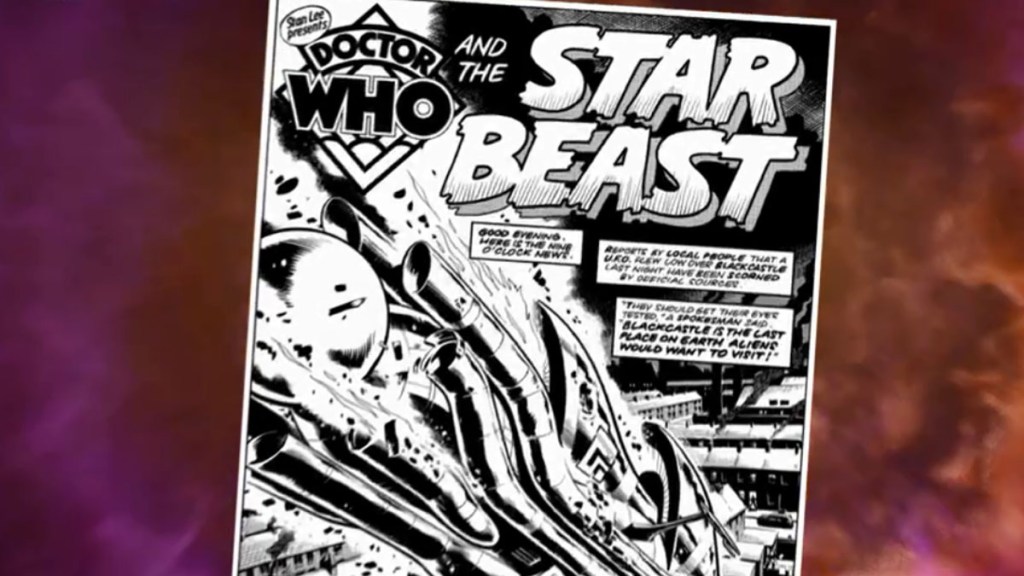 Doctor Who and the Star Beast comic page detail - Doctor Who Unleashed screengrab