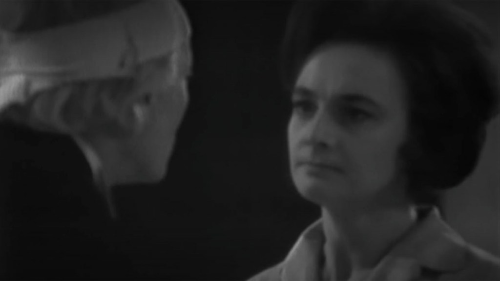 Doctor Who Barbara and the Doctor in Edge of Destruction