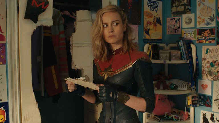 Brie Larson as Captain Marvel/Carol Danvers in Marvel Studios' THE MARVELS.