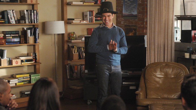 Max Greenfield in the "Thanksgiving IV" episode of NEW GIRL