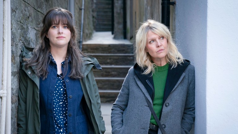 Alison O'Donnell and Ashley Jensen in Shetland S8