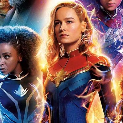 Brie Larson on The Marvels Poster
