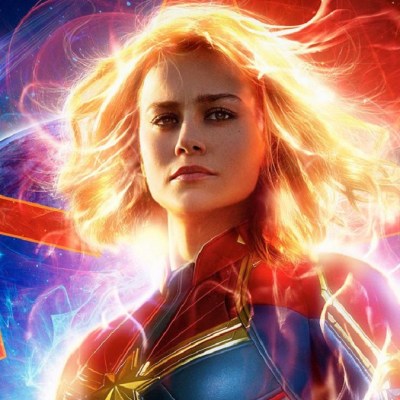 Brie Larson as Captain Marvel Poster Crop