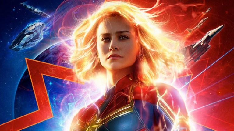 Brie Larson as Captain Marvel Poster Crop