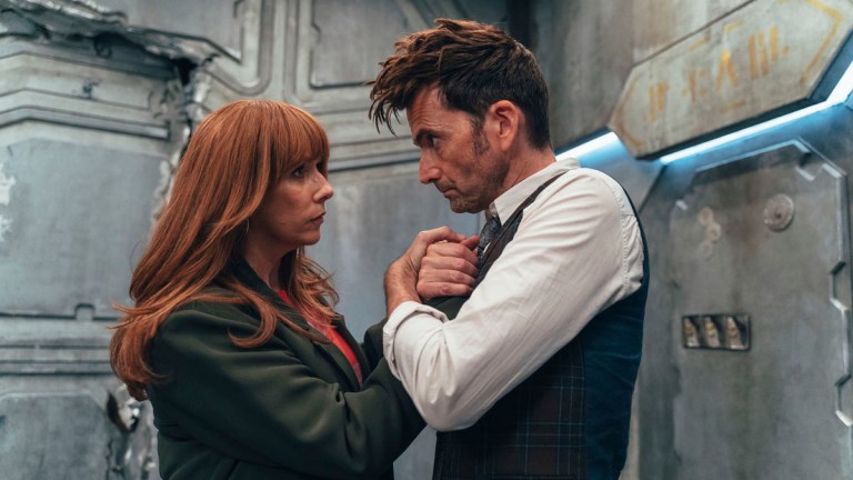 Catherine Tate and David Tennant in Doctor Who "Wild Blue Yonder"