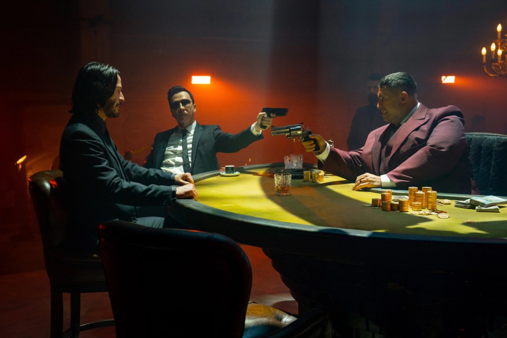 Donnie Yen and Keanu Reeves in John Wick Chapter 4