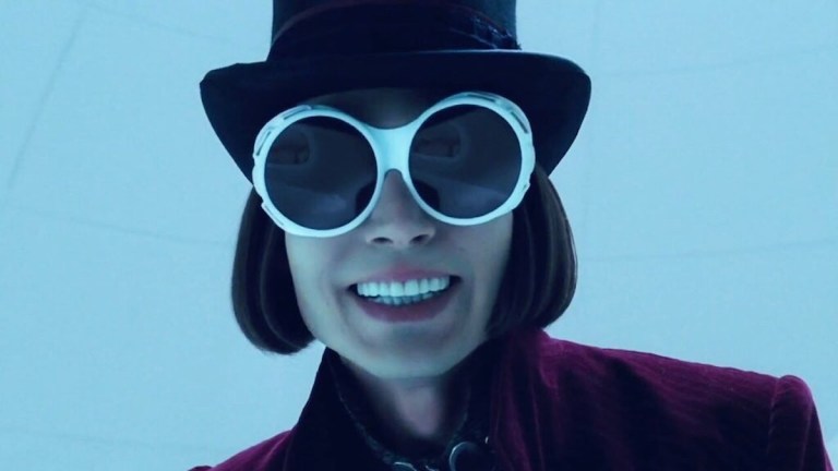 Johnny Depp as Willy Wonka in Charlie and the Chocolate Factory