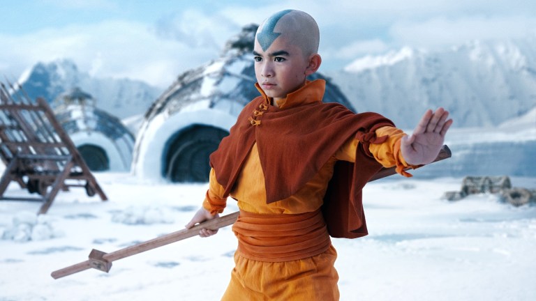 Avatar: The Last Airbender. Gordon Cormier as Aang in episode 101 of Avatar: The Last Airbender.