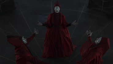 The Great Mothers perform a Nightsister ceremony on Peridea in Star Wars: Ahsoka