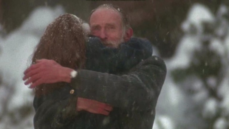 Old Man Marley in Home Alone ending with granddaughter