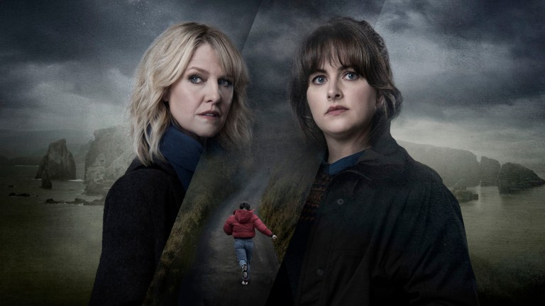 Ashley Jensen and Alison O'Donell in Shetland series 8 poster