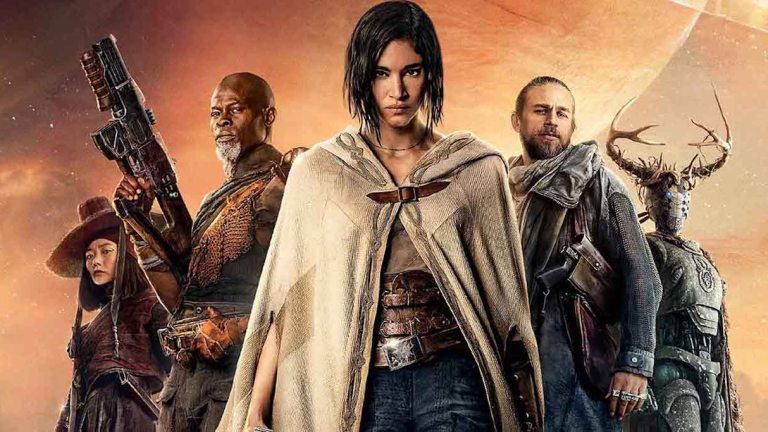 Sofia Boutella and cast in Rebel Moon review