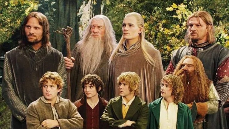 Cast of the fellowship in The Lord of the Rings trilogy