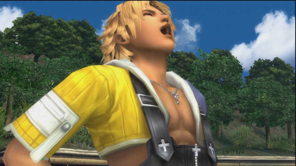 Tidus Laughing