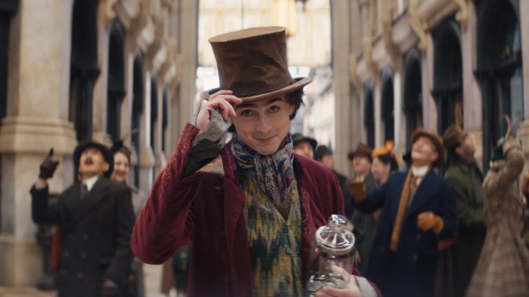 Timothee Chalamet in Wonka Review