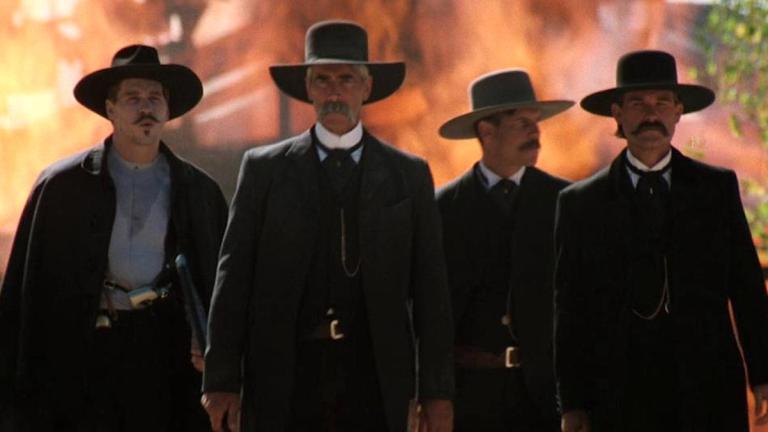 Val Kilmer Kurt Russell and Sam Elliot in Tombstone