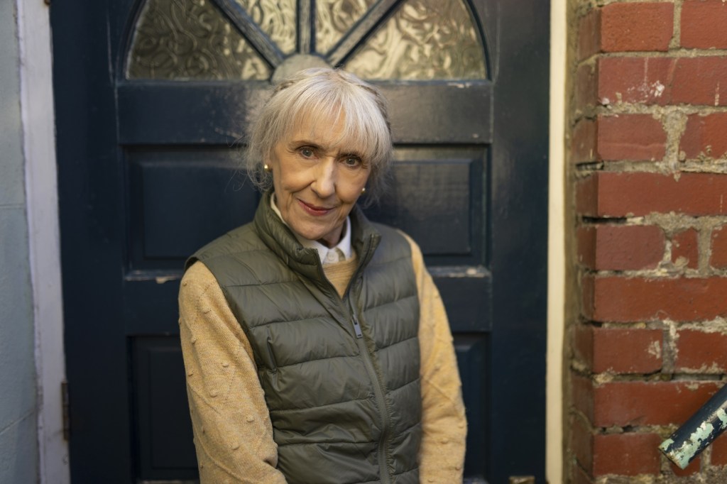 Anita Dobson as Mrs. Flood in Doctor Who Christmas Special: The Church on Ruby Road