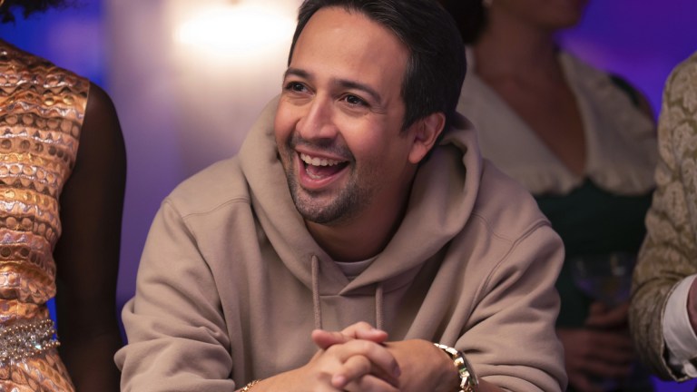 Lin Manuel Miranda as Hermes in episode 6 of Percy Jackson and the Olympians