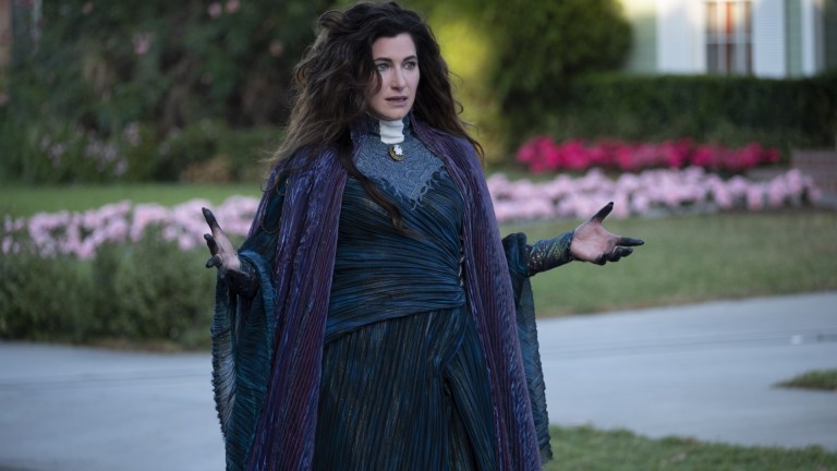 Kathryn Hahn as Agatha Harkness in Marvel Studios' WANDAVISION exclusively on Disney+.