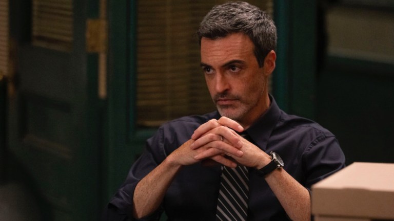 LAW & ORDER -- "Freedom of Expression" Episode 23001 -- Pictured: Reid Scott as Det. Vincent Riley