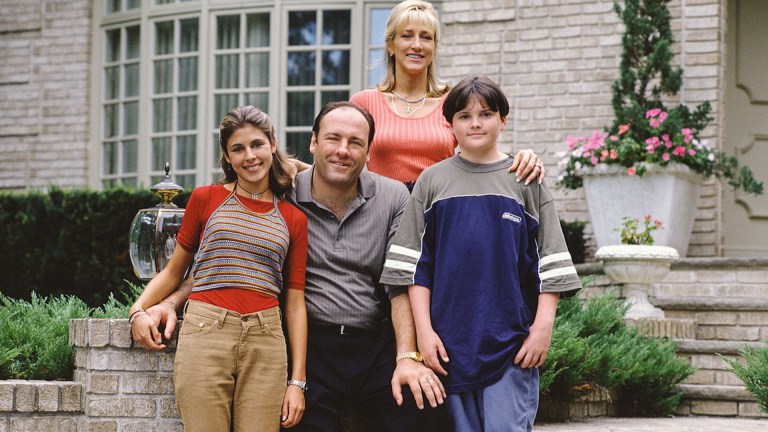 A Sopranos family photo.