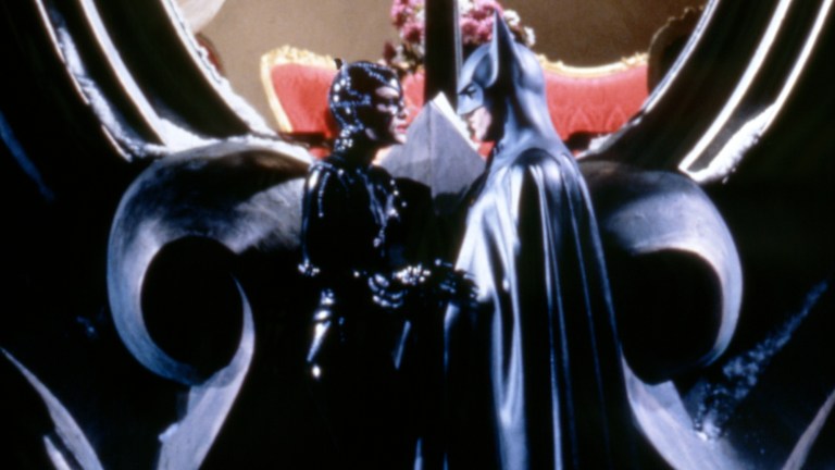 Michael Keaton and Michelle Pfeiffer in Batman Returns