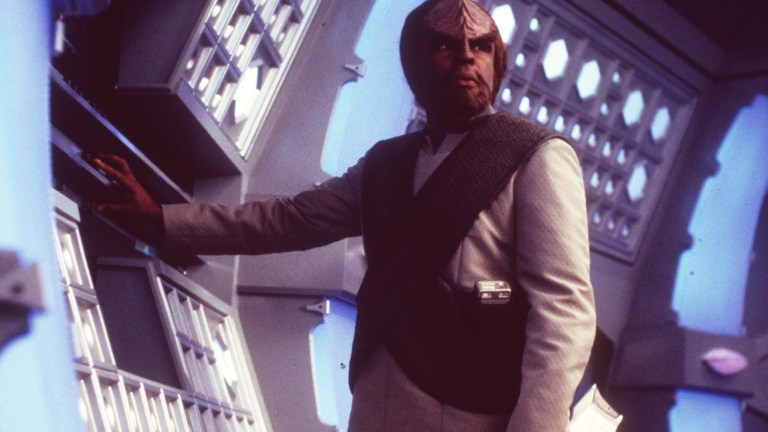 Michael Dorn as Worf in Star Trek: Insurrection