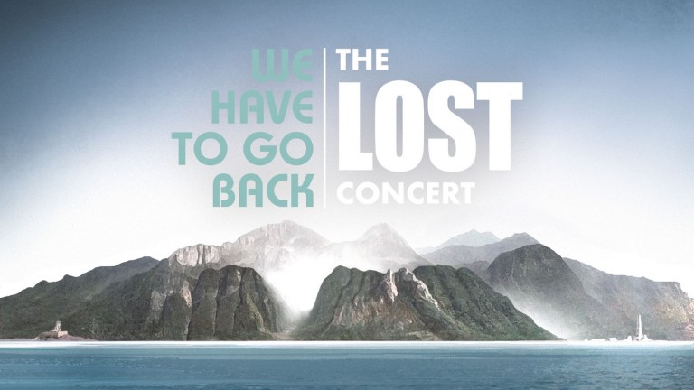 Clustered Islands with The Lost Concert title