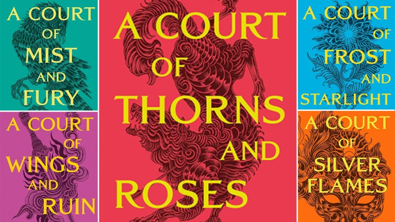 Sarah J Maas' ACOTAR book covers cropped