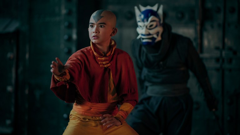 Avatar: The Last Airbender. Gordon Cormier as Aang in season 1 of Avatar: The Last Airbender.