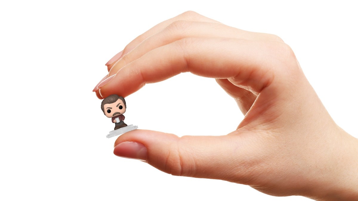 Mini Ron Swanson Pop! figure